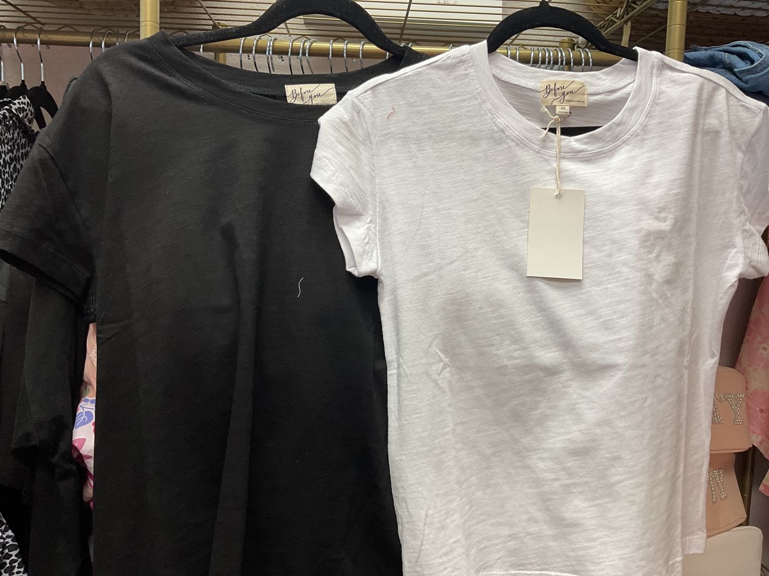 Cotton short sleeve essentials tee