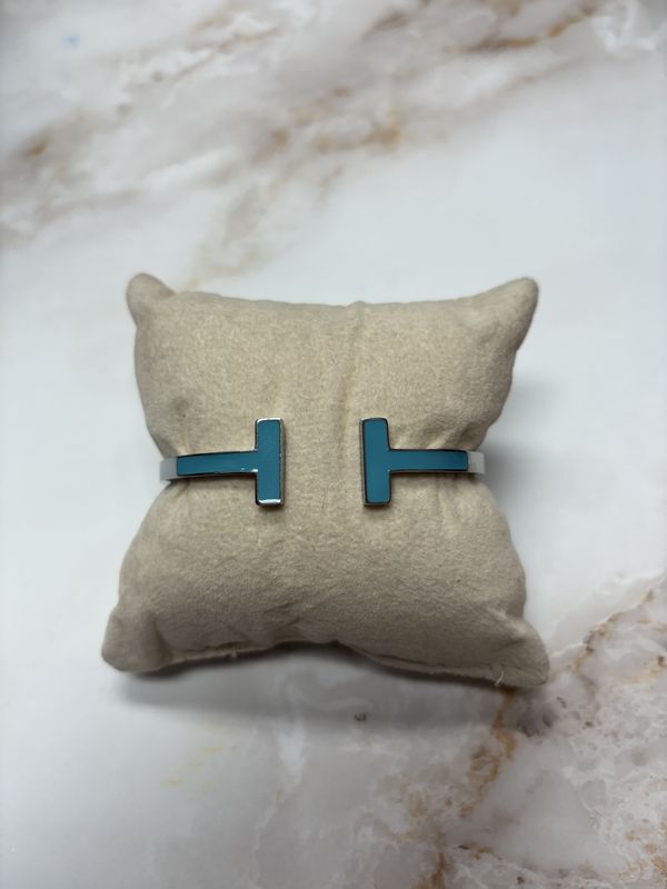 Turquoise Silver Double T