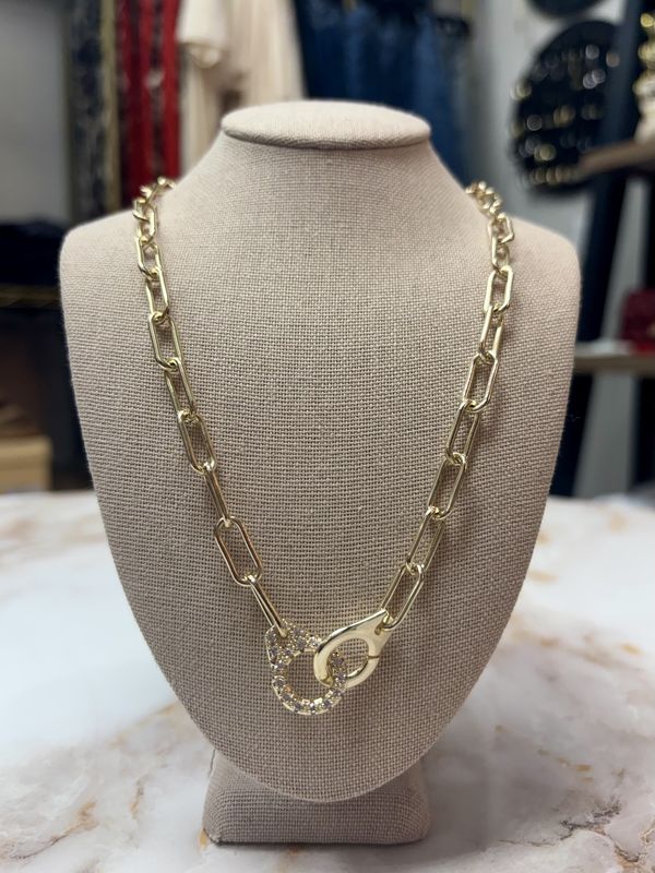 Handcuff Paperclip necklace