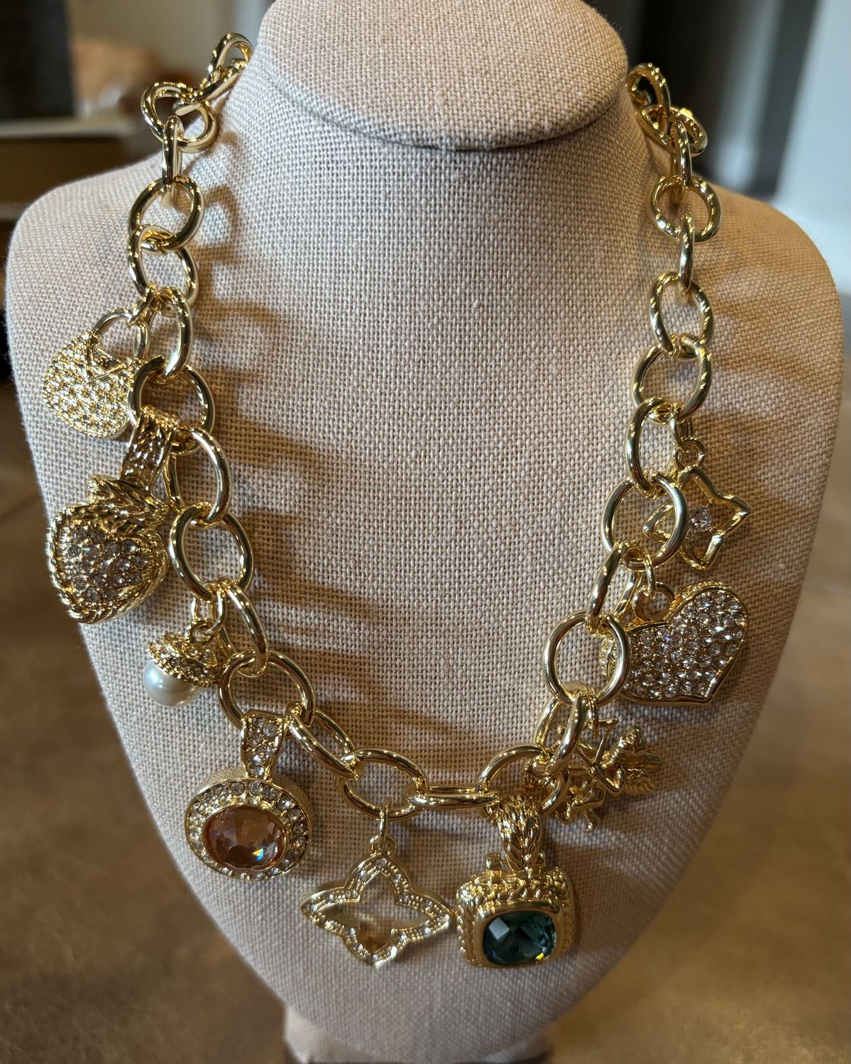 Chunky Charm Necklace