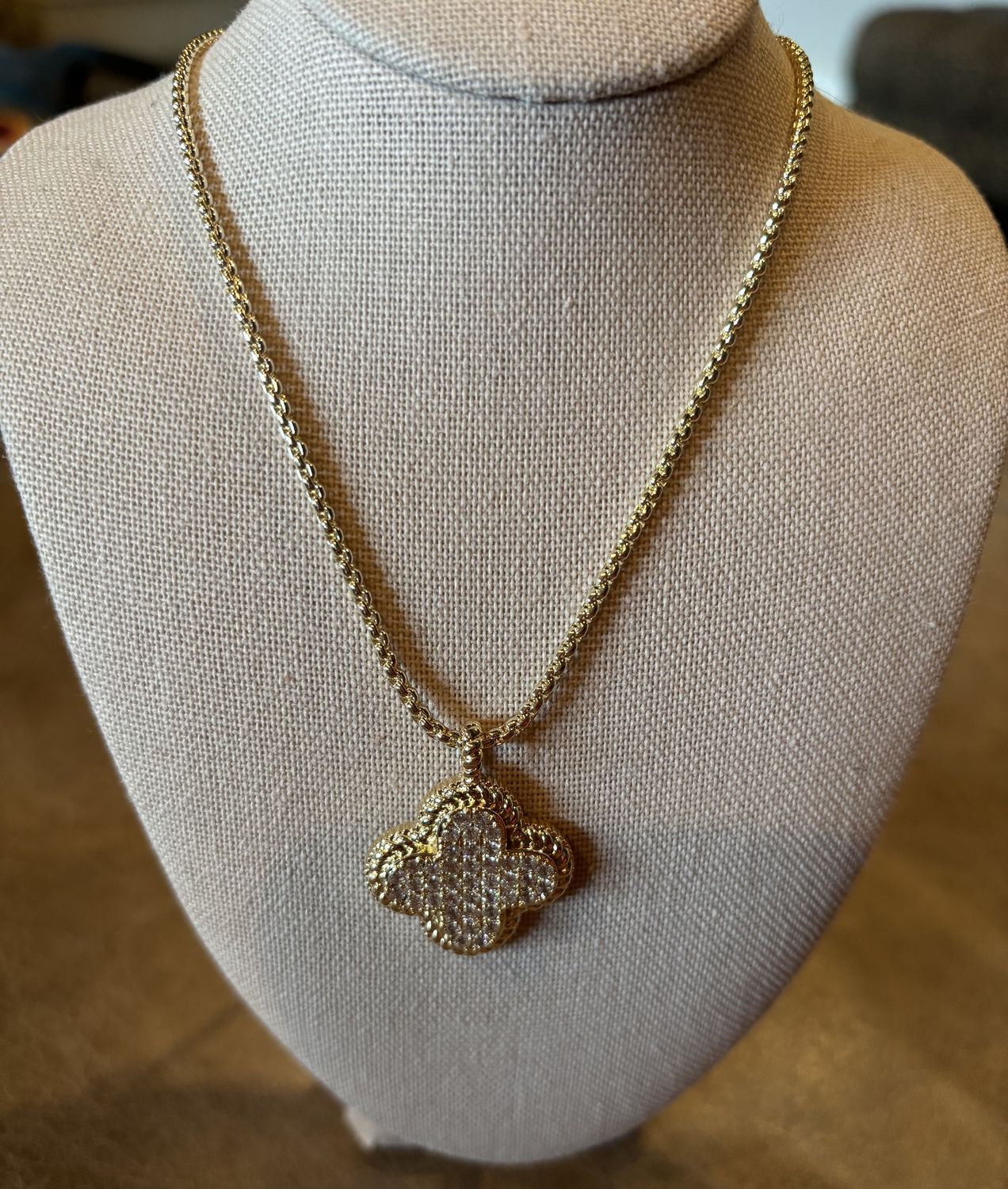 CZ Gold Clover