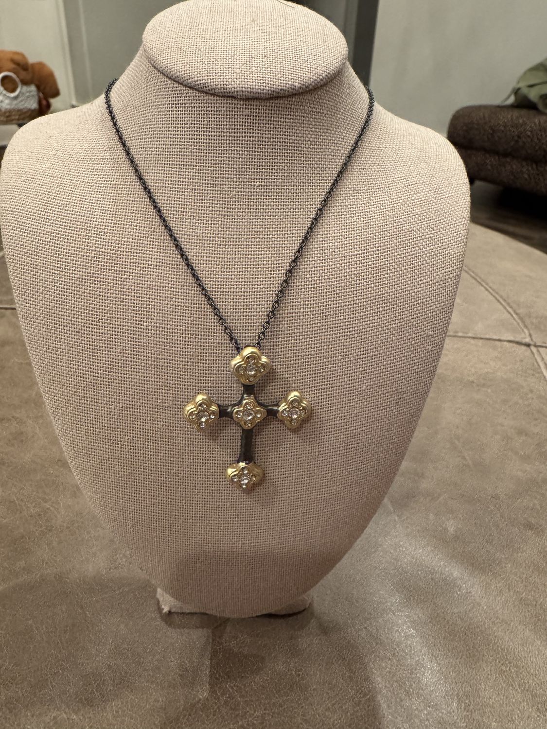 Black &amp; Gold Cross