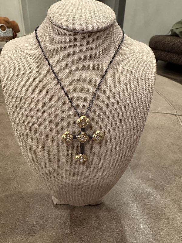 Black &amp; Gold Cross