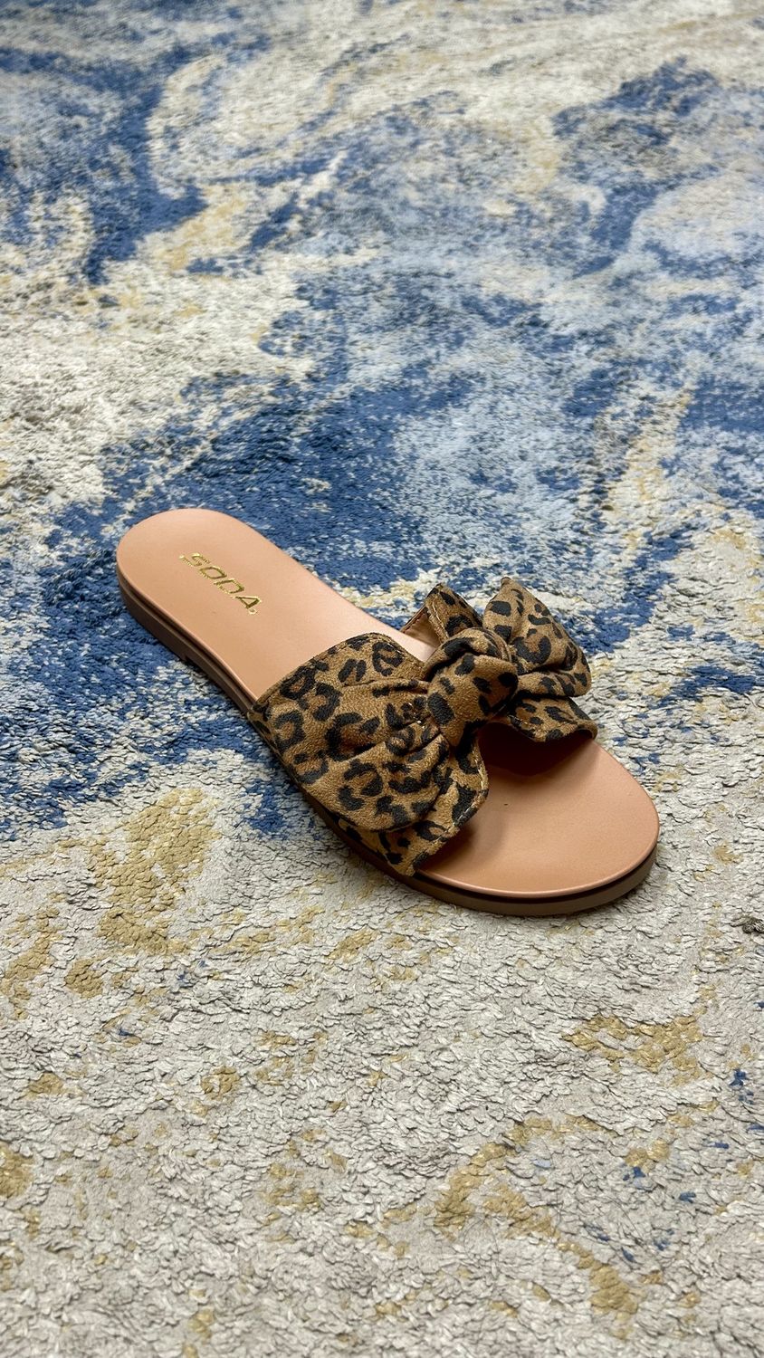 Leopard Sandals