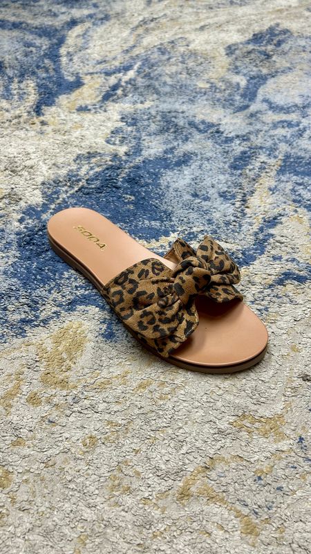 Leopard Sandals