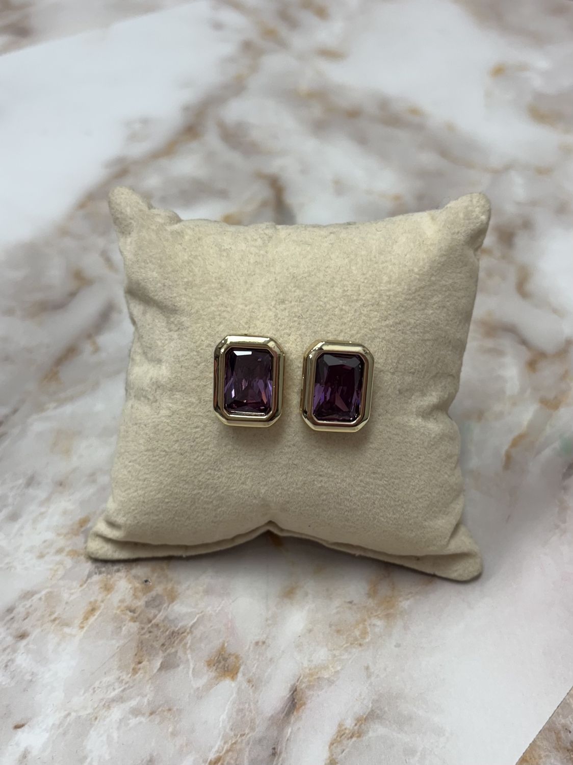 Purple Gem Studs  JE3153-GA