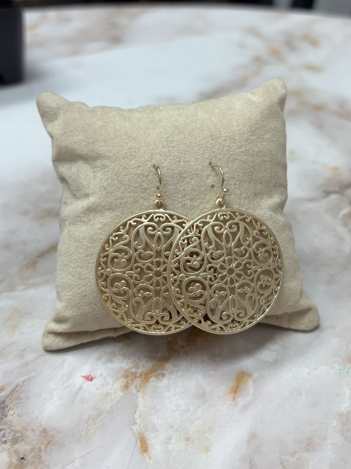 Floral Medallion Earrings