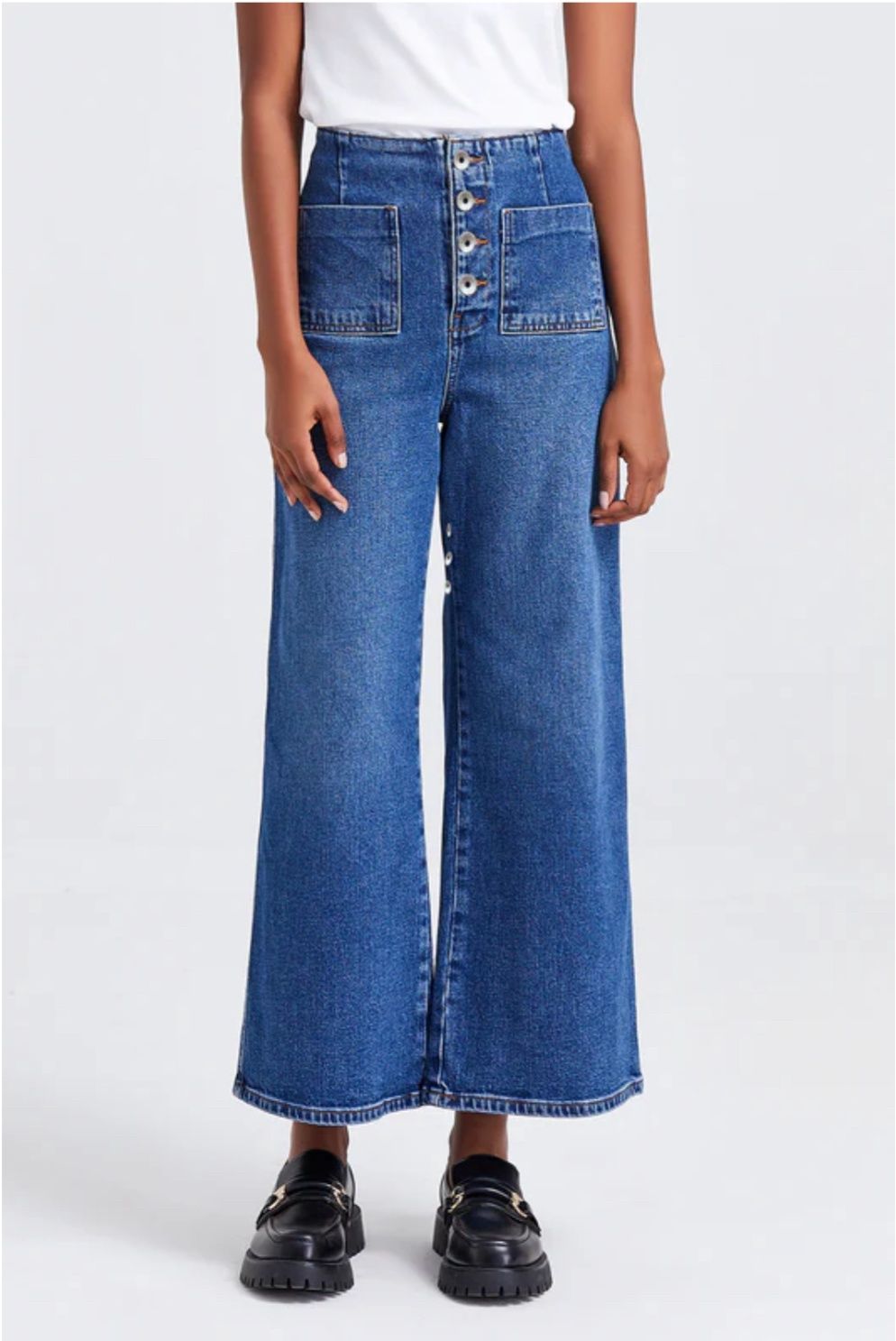 High Rise Wide Leg