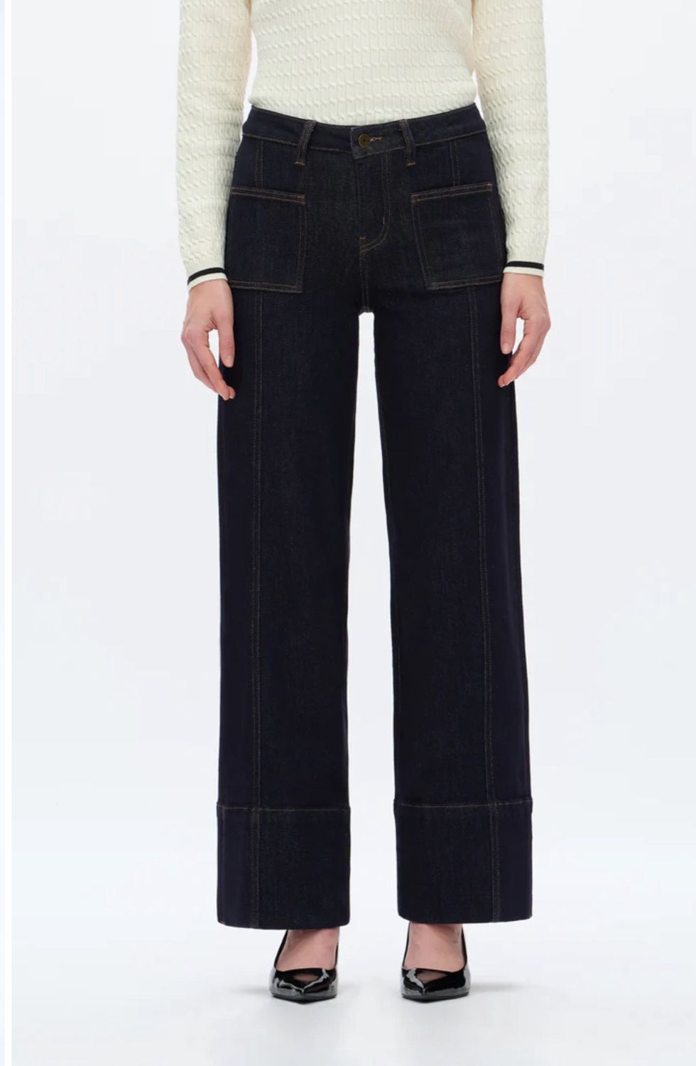 Katia Mid Rise Wide Leg