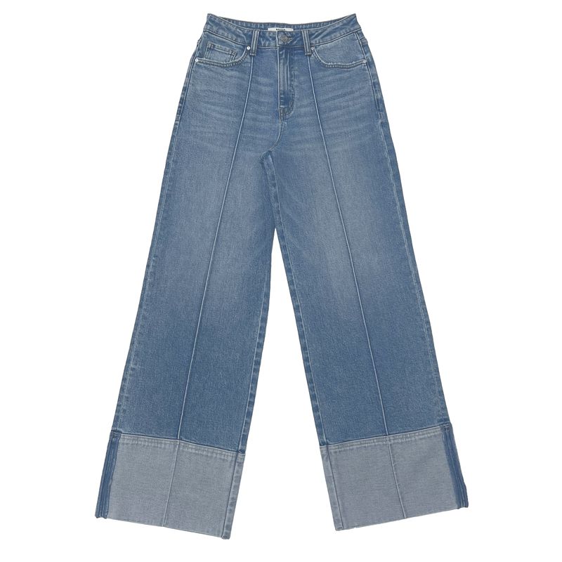 High Rise Wide Leg Denim Jeans