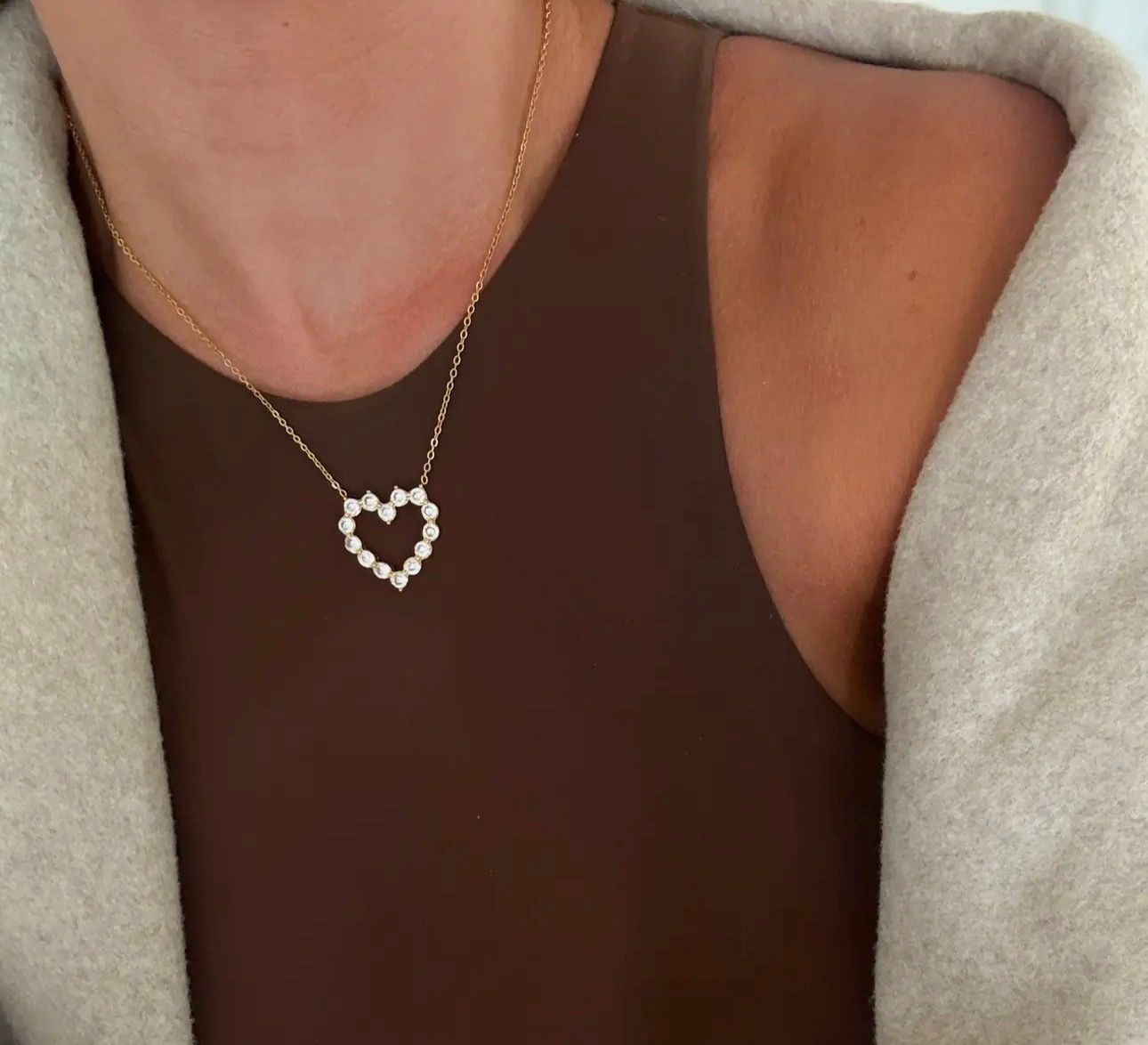 Diamond Heart Necklace