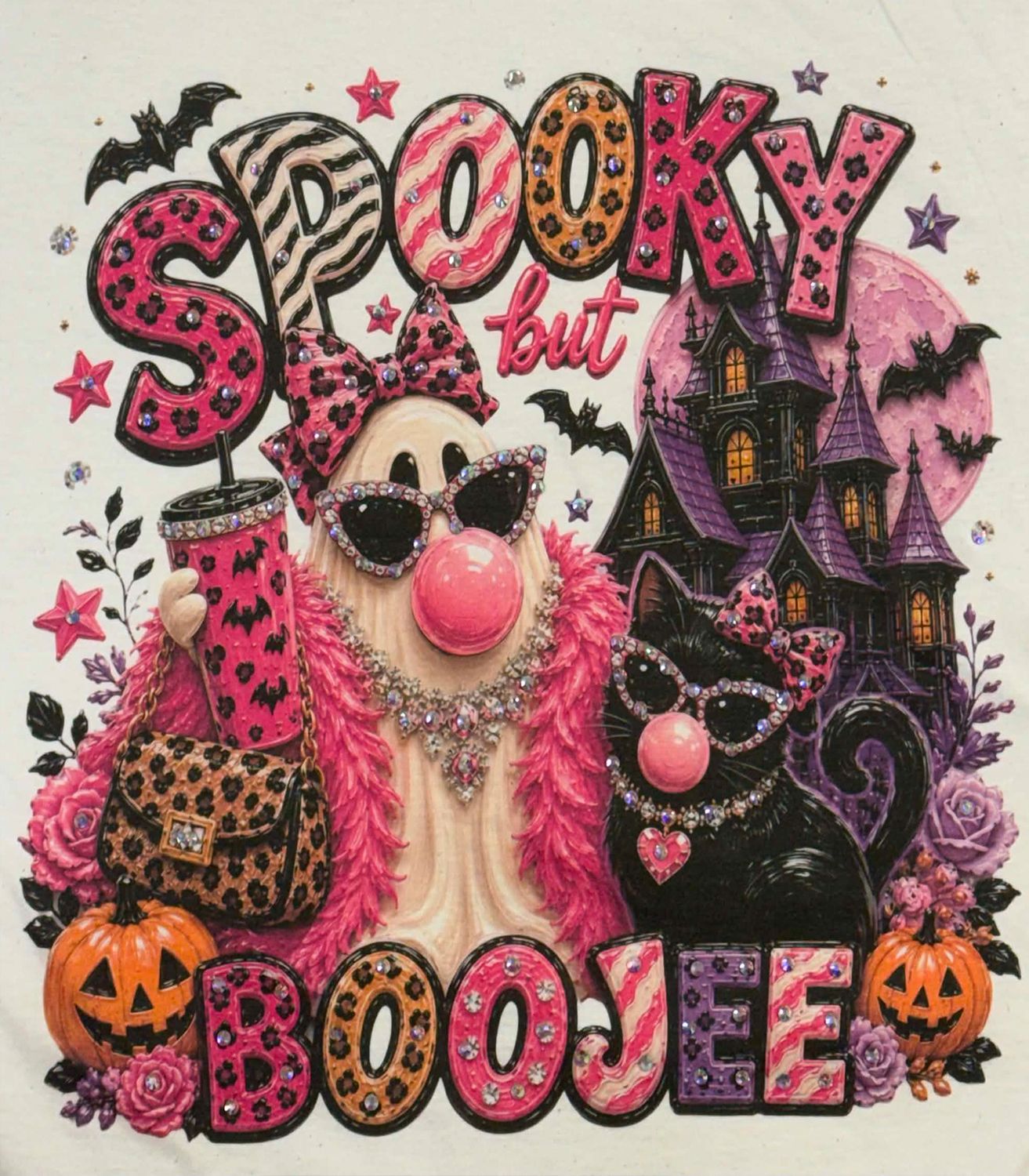 Spooky But Boojee Ghost Cat