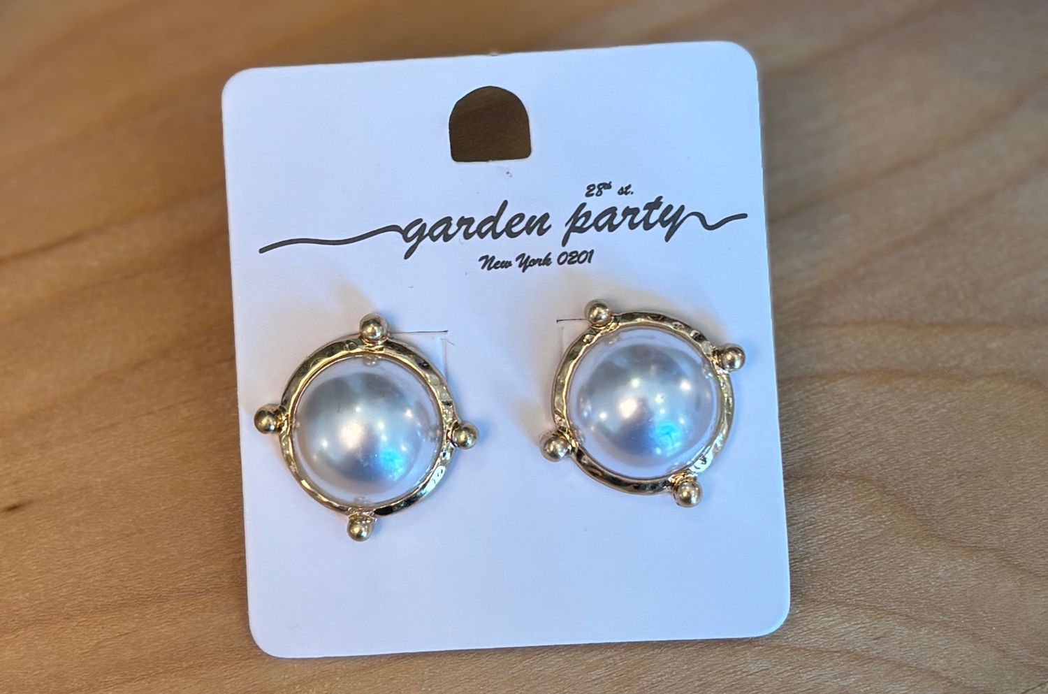 Button Earrings