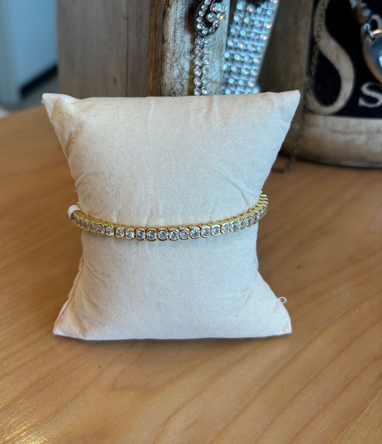 Small Round CZ Tennis Bracelet