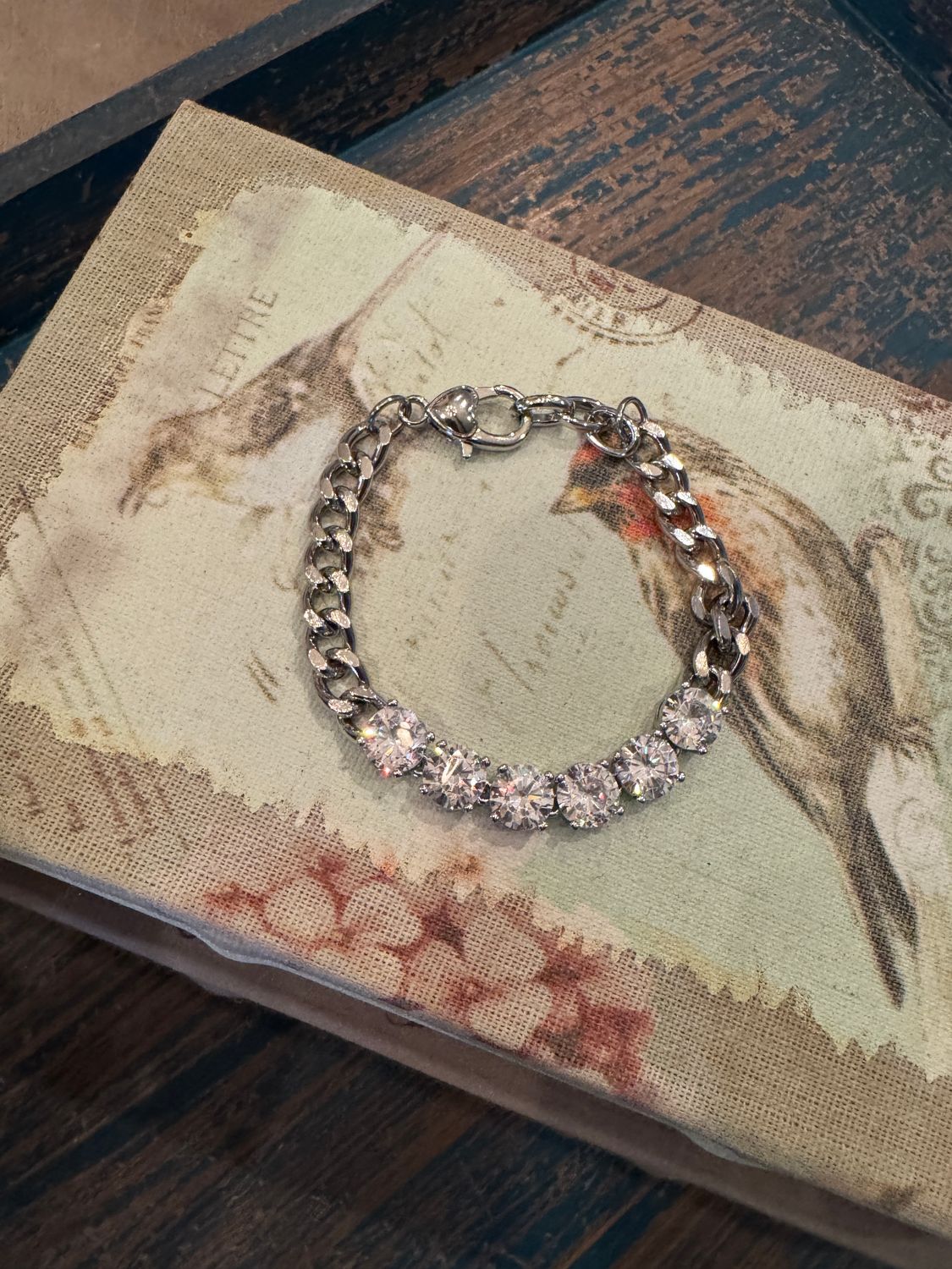 CZ Cuban Bracelet
