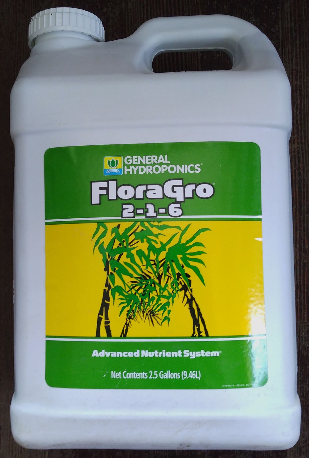 GH FloraGro, 2.5 Gal