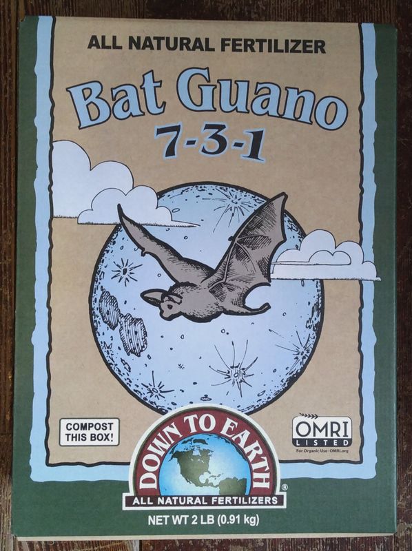 Down to Earth Bat Guano, 2lb.