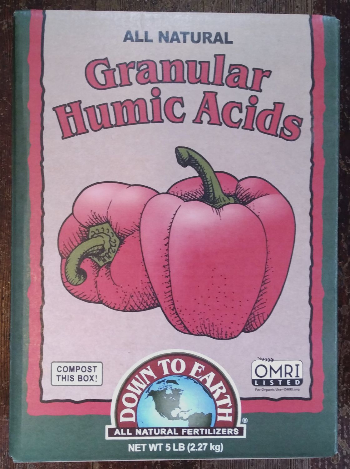 Down to Earth Granular Humic Acid 5lb