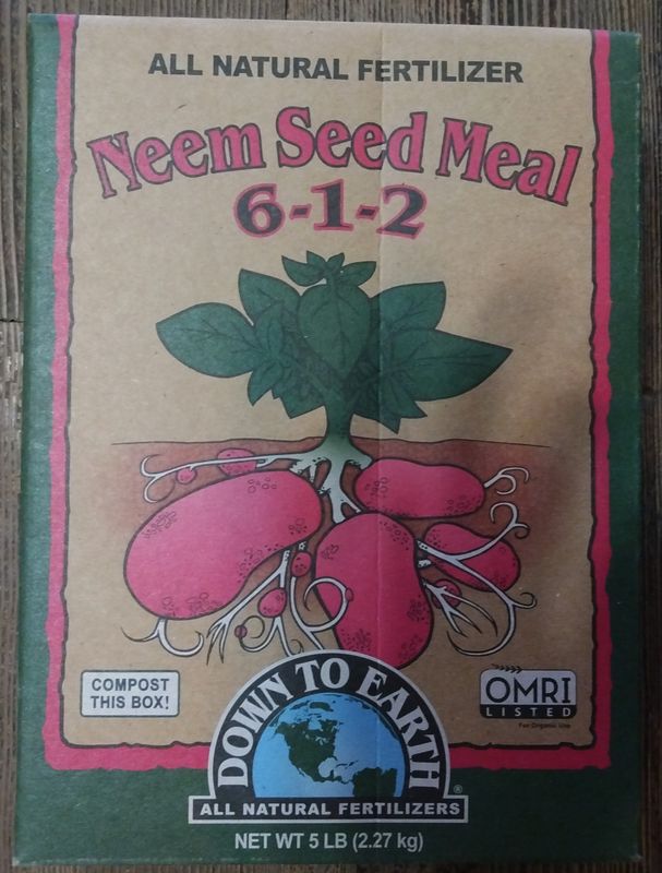 Down to Earth Neem Seed Meal, 5lb.