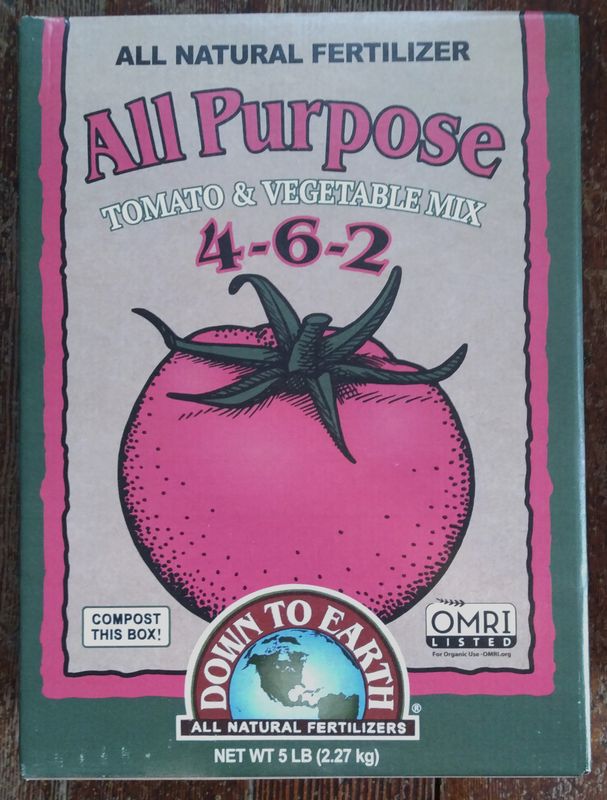 Down To Earth Organic All Purpose Fertilizer Mix 4-6-2