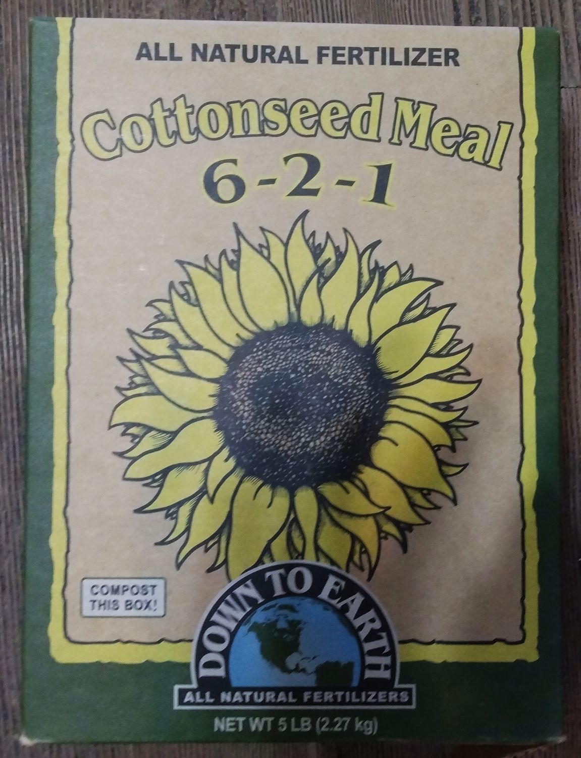 Down to Earth Cottonseed Meal, 5 lb.
