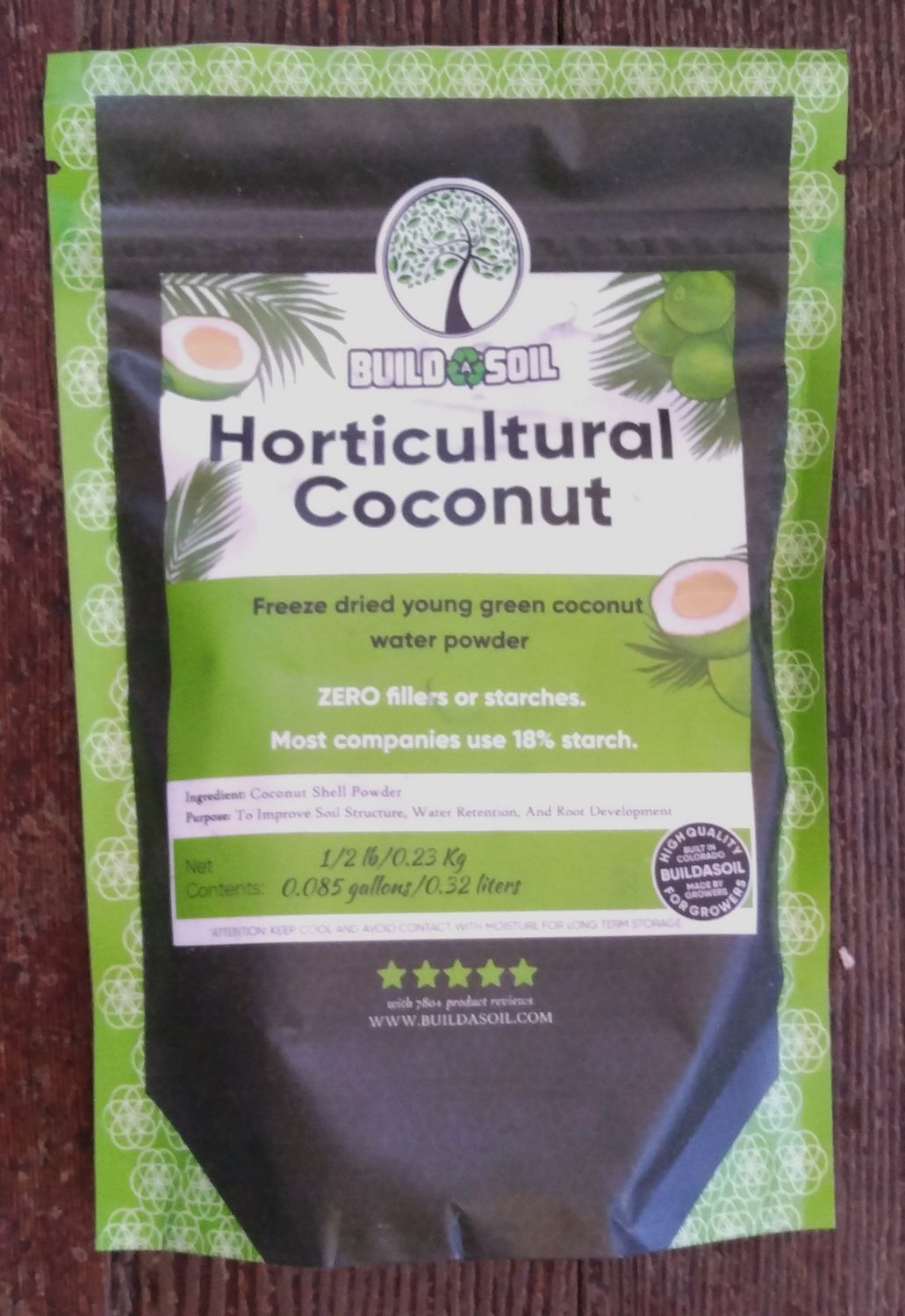Build A Soil Horticultural Coconut Water Powder 1lb