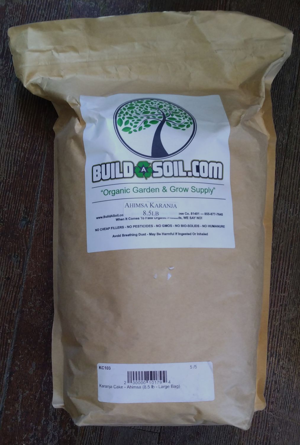 Build A Soil Karanja Cake Ahimsa 8.5 lb Large Bag