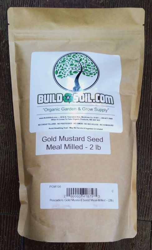 Build A Soil Mustard Seed Meal Milled 2lb
