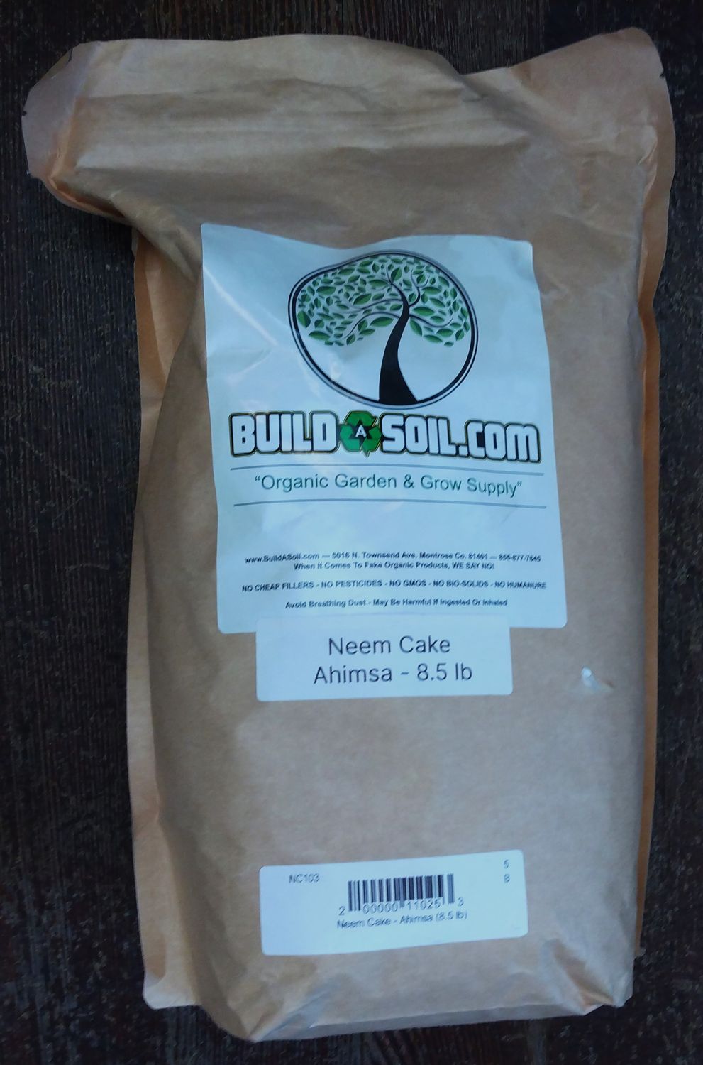 Build A Soil Neem Cake - Ahimsa, 8.5 Lbs