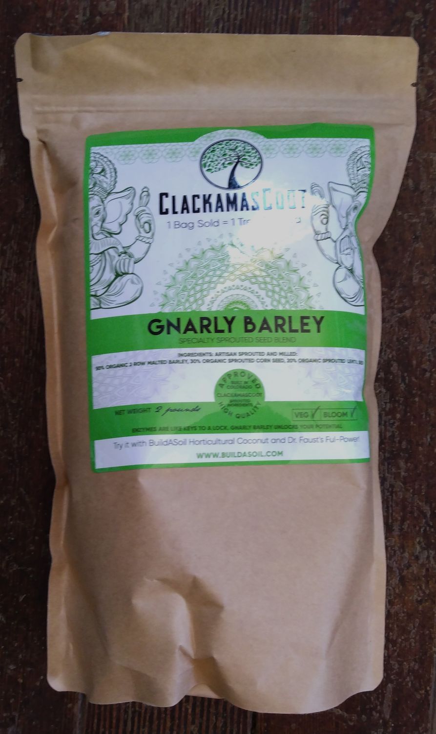 ClackamasCoot Gnarly Barley 2lbs Whole