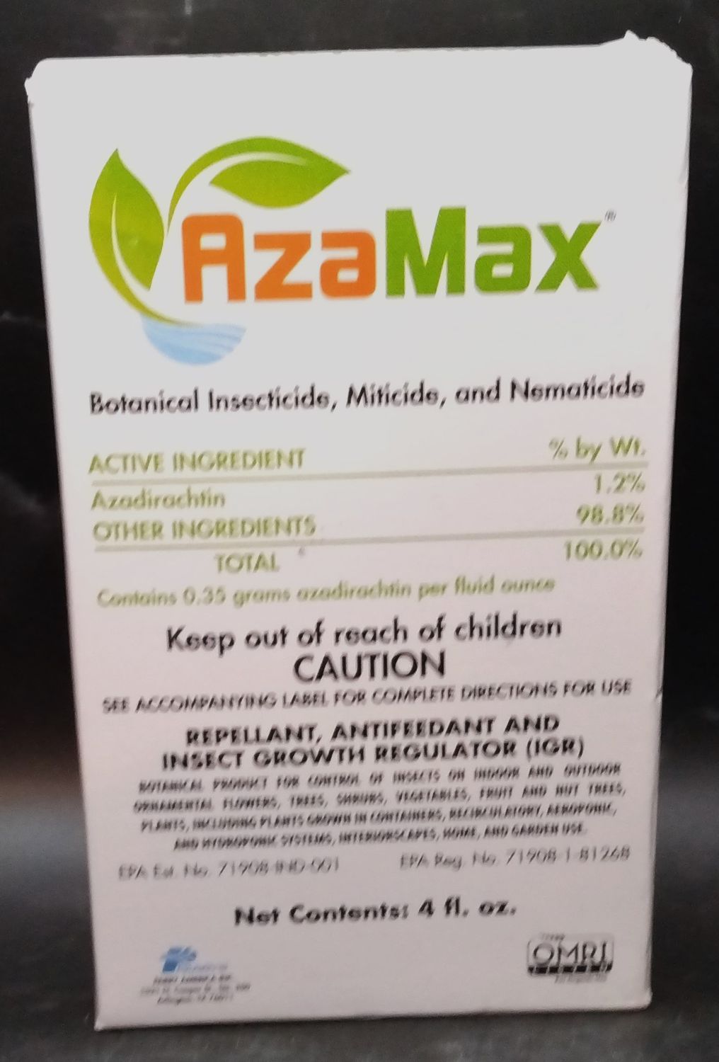 General Hydroponics AzaMax 4oz