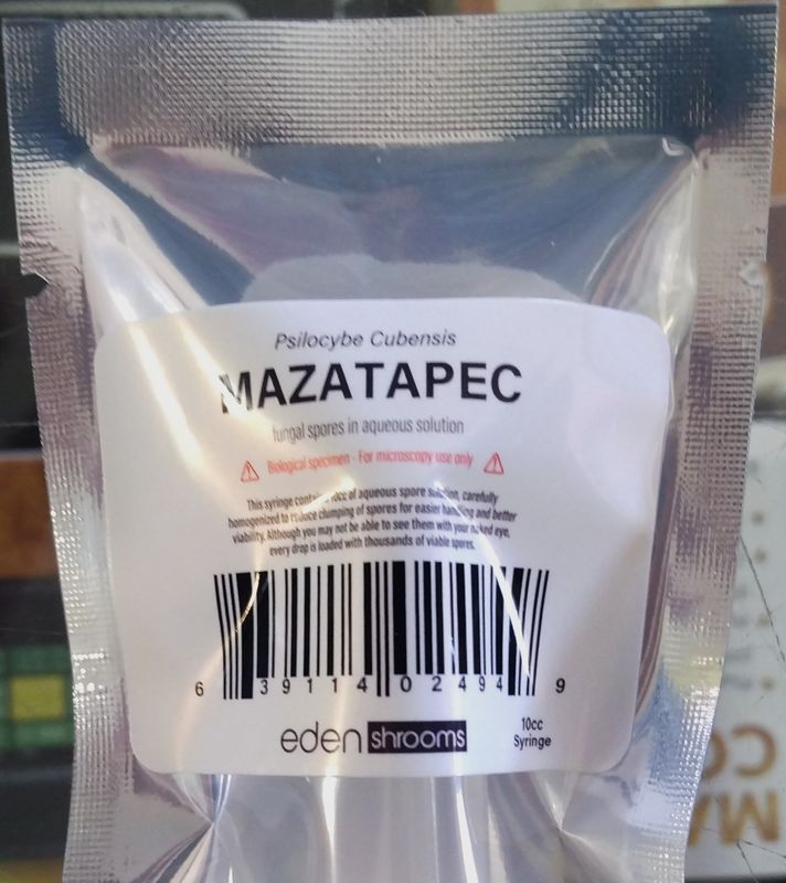 Eden Shrooms Mazatapec Mushroom Spores (For Microscopy Only)