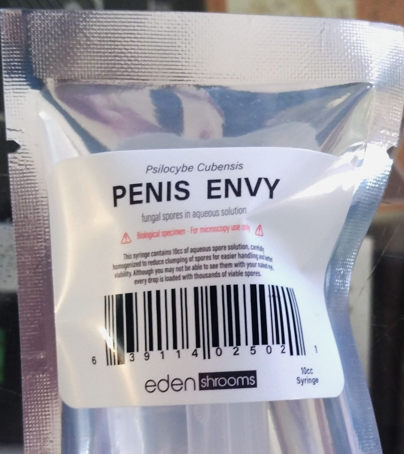 Eden Shrooms Penis Envy Mushroom Spores (For Microscopy Only)
