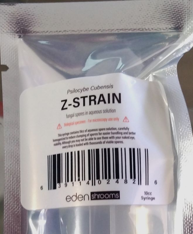 Eden Shrooms Z-Strain Mushroom Spores (For Microscopy Only)