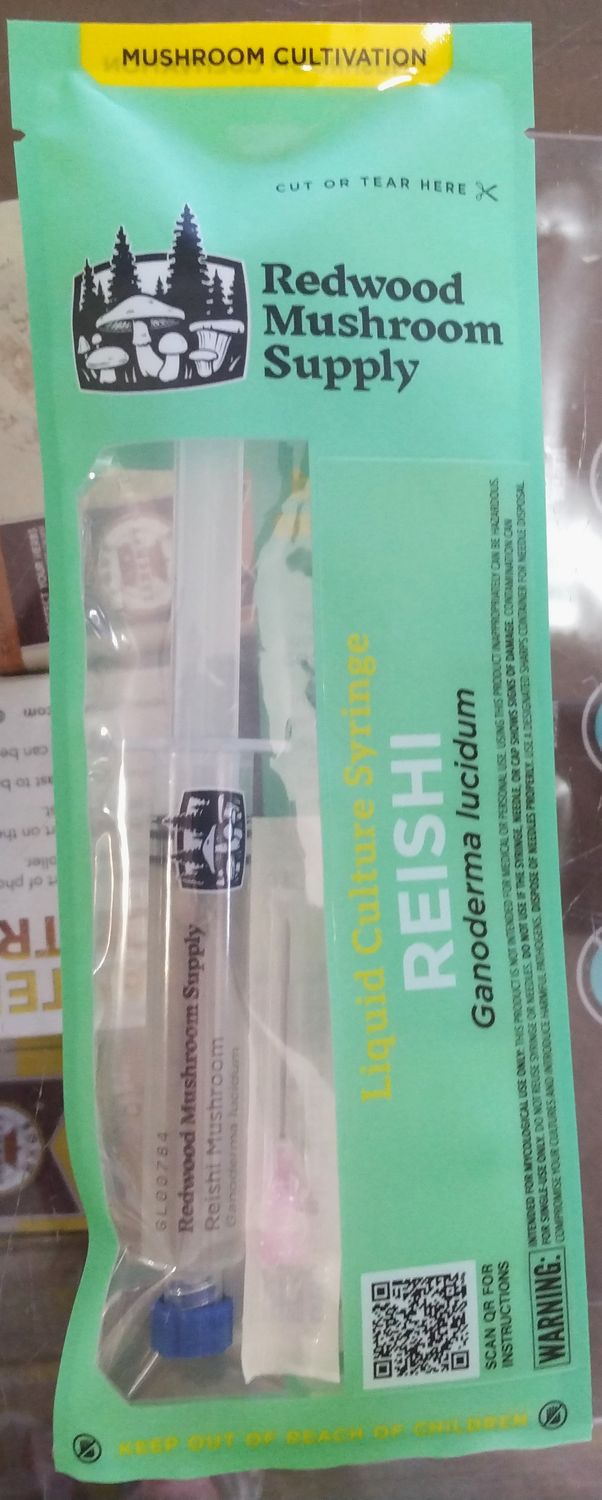Redwood Mushroom Supply Reishi Spore Syringe