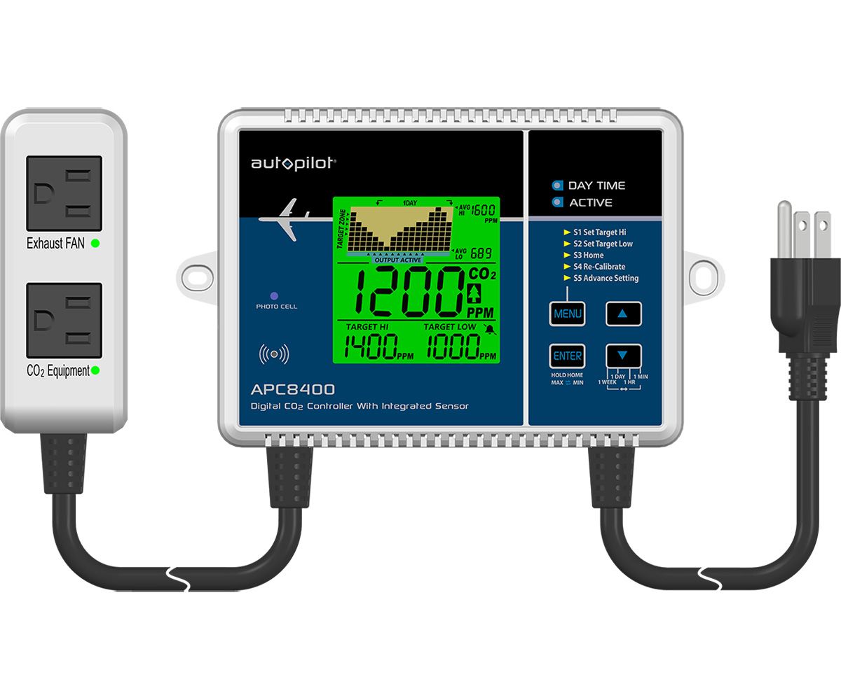 Autopilot 8400 Digital CO2 Controller W/ Integrated Sensor
