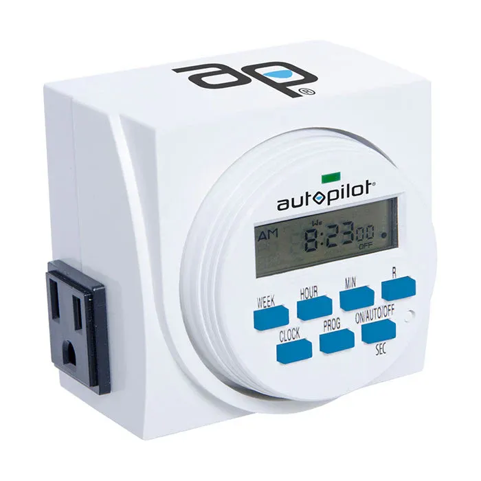 Hydrofarm 7 Day Single Outlet Digital Timer