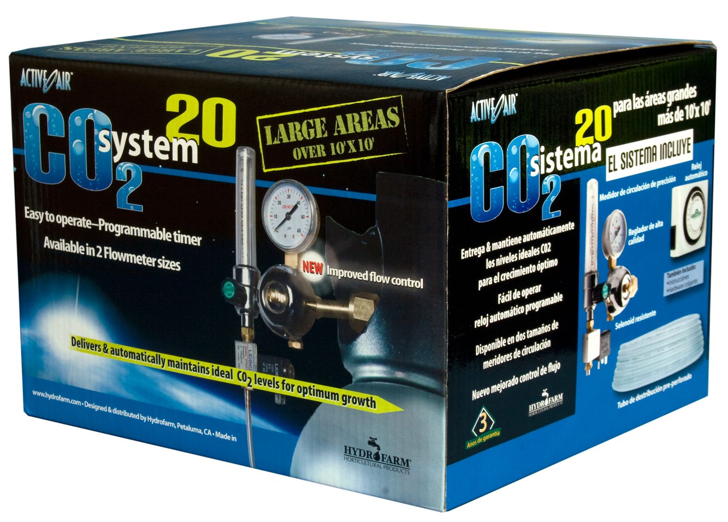 Active Air CO2 System w/ Timer, 1-20cuft/hr