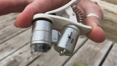 GE Universal Cell Phone Microscope, 60x