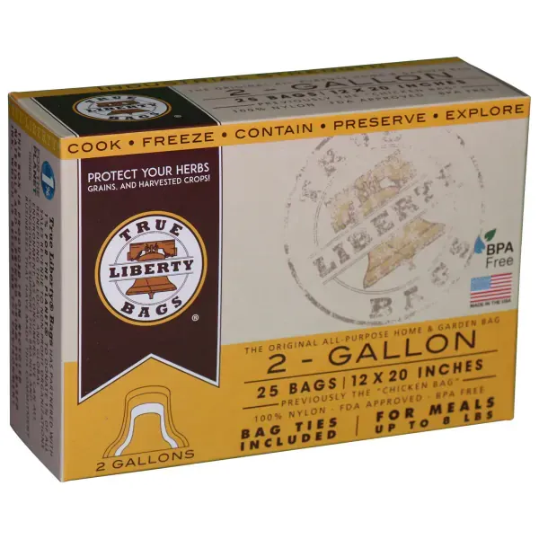 True Liberty All Purpose Plastic Bags, 2 Gallon