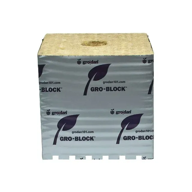 Grodan Hugo Delta 6&quot; Block / Hole (64/cs)