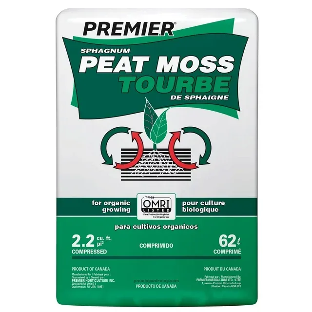 Canadian Sphagnum Peat Moss, 3.8 Cubic Feet