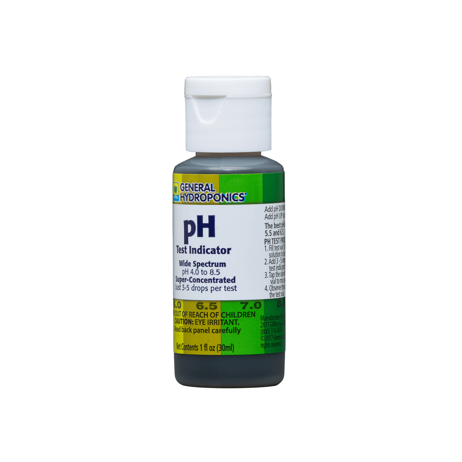 GH ph test kit, 1oz.