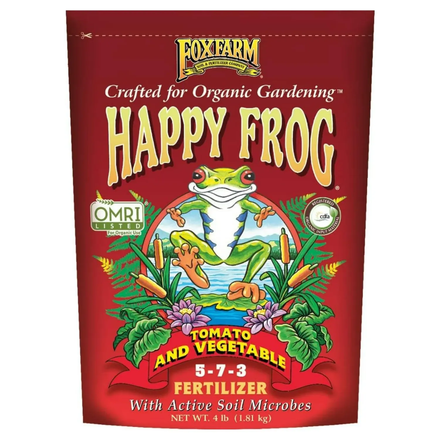 FF Happy Frog Tom. &amp; Veg. Fert., 4lb