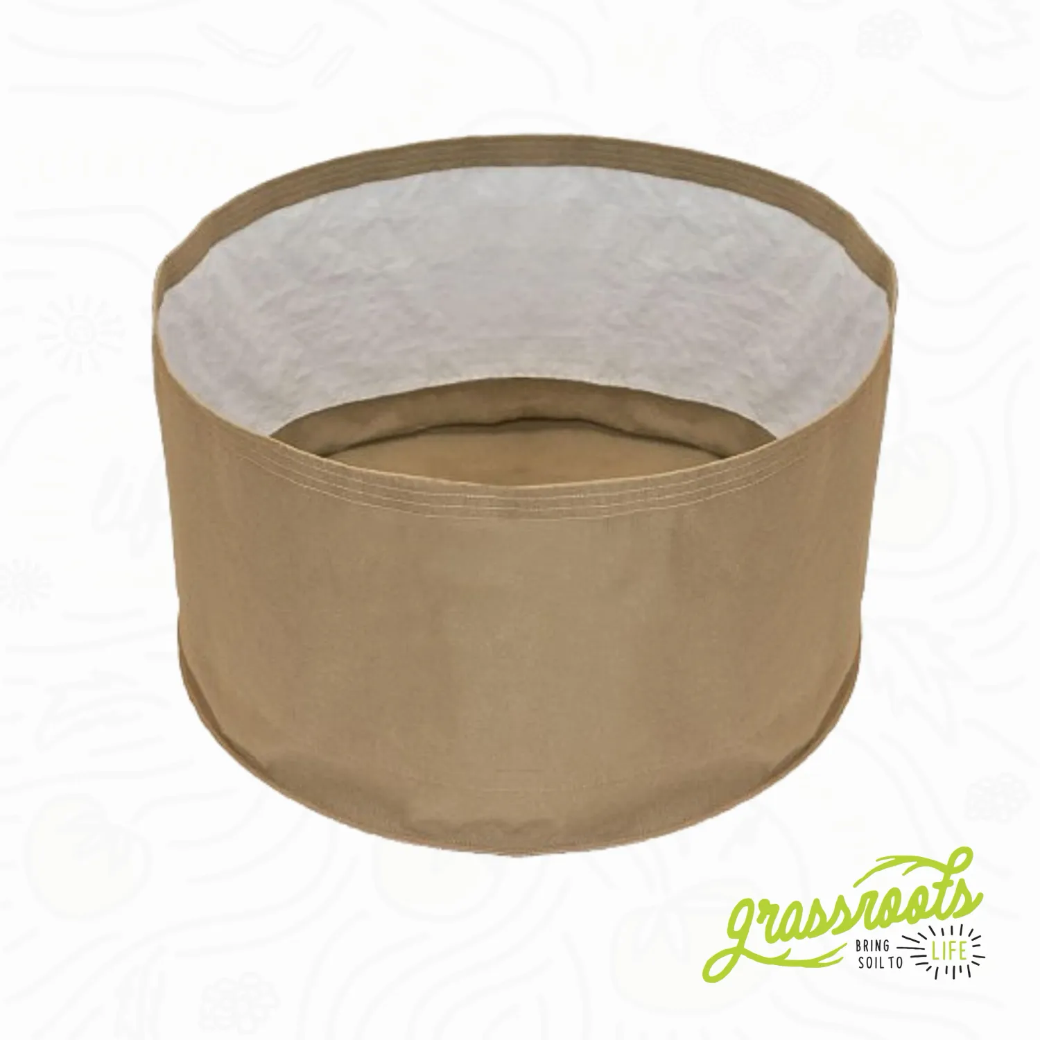 Grassroots Living Soil Fabric Pot, 3 Gallon