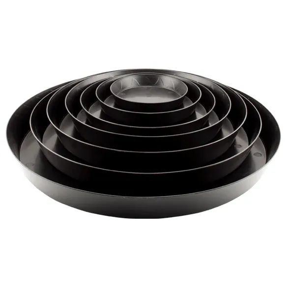 Gro Pro Black Saucer, 10&quot;