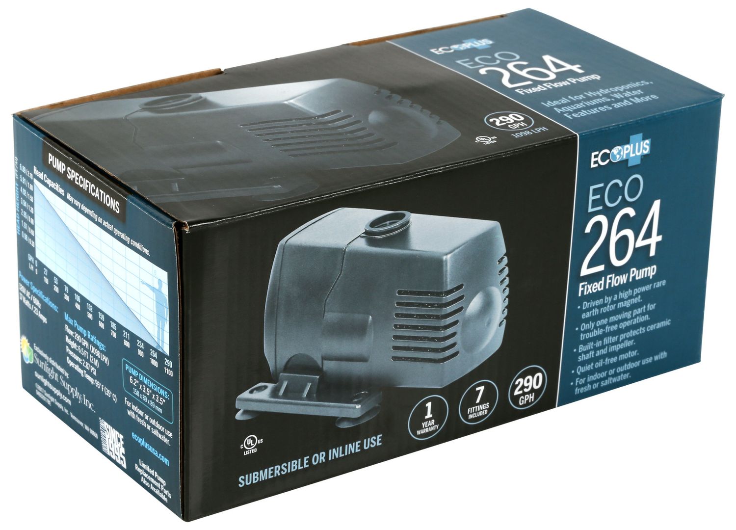 EcoPlus 264 Fixed Flow Submersible Pump