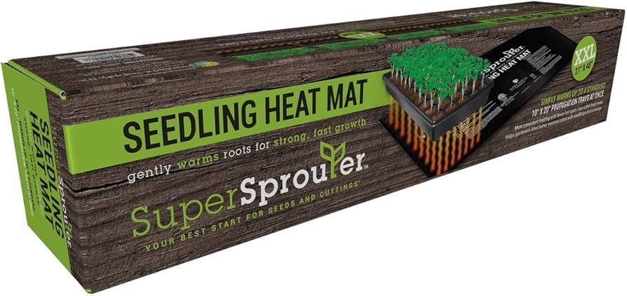 Super Sprouter 2 Tray Seedling Heat Mat 21&quot;X24&quot;