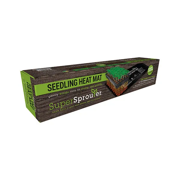 Super Sprouter 4 Tray Seedling Heat Mat 21&quot;X48&quot;