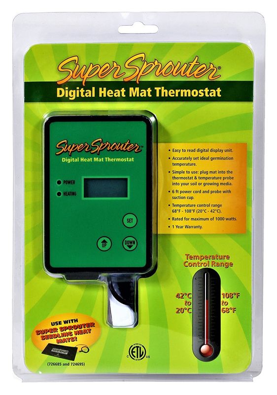 Super Sprouter Digital Heat Mat Thermostat